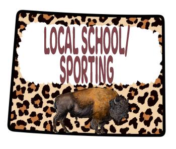 Local School and Sporting Apparel