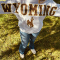 WYOMING varsity Crewneck
