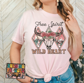 1019 Free Spirit Wild Heart DTF/Sublimation Transfer