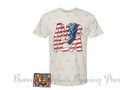 1491 Glitter America DTF/Sublimation Transfer