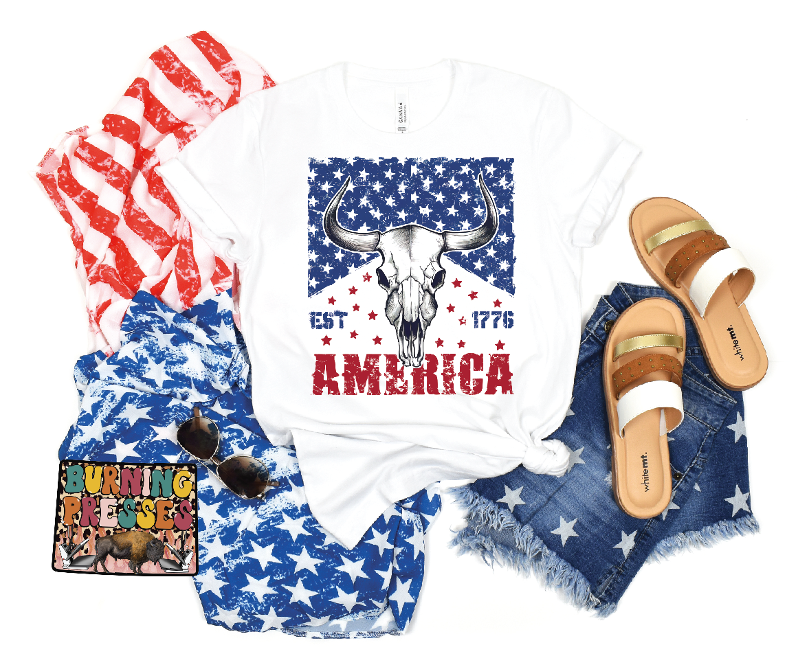 1692 America w/Bull Skull