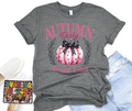 1738 Autumn Girl in Pink Sublimation/DTF Transfer