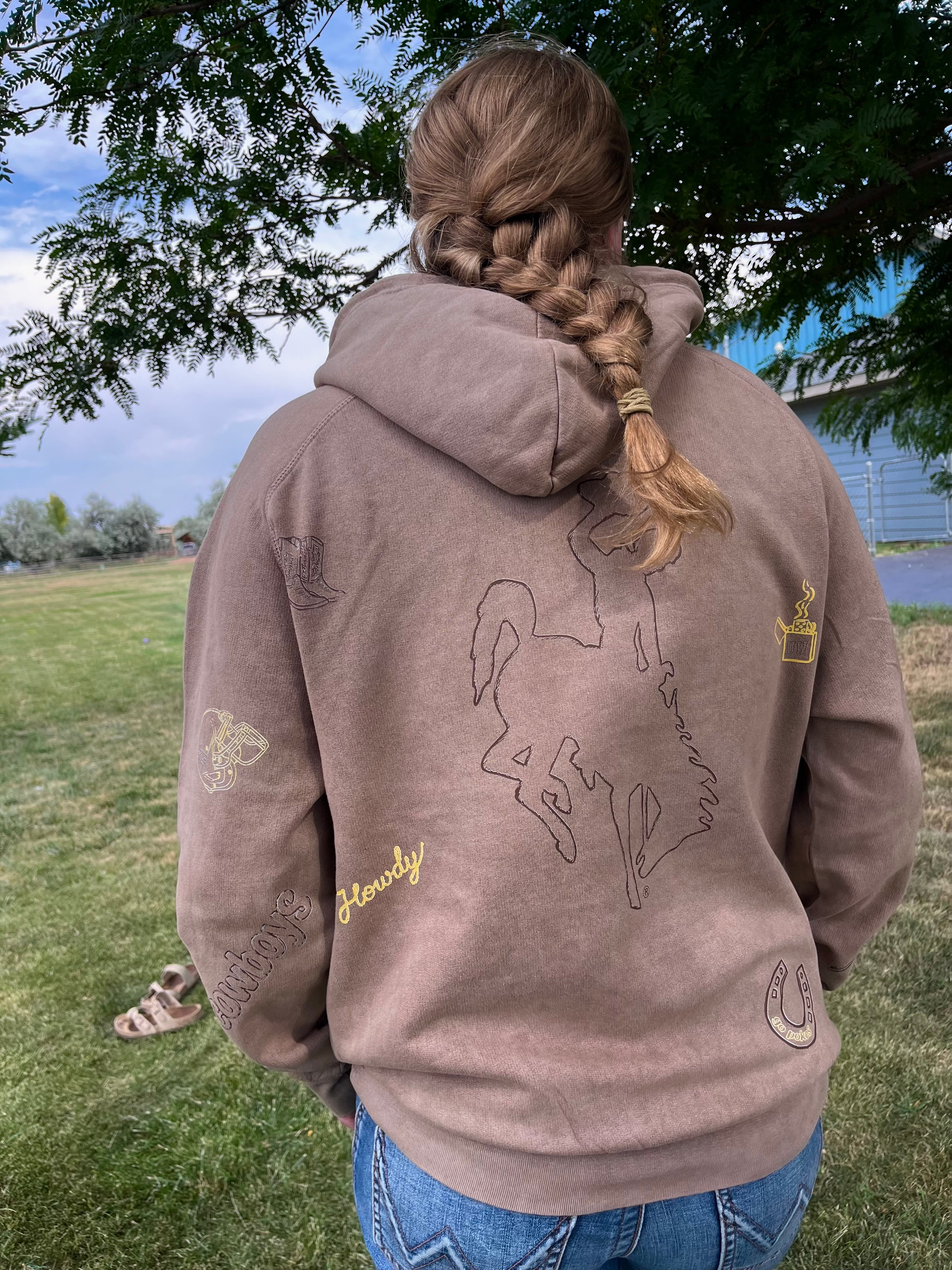 UW collage vintage hoodie