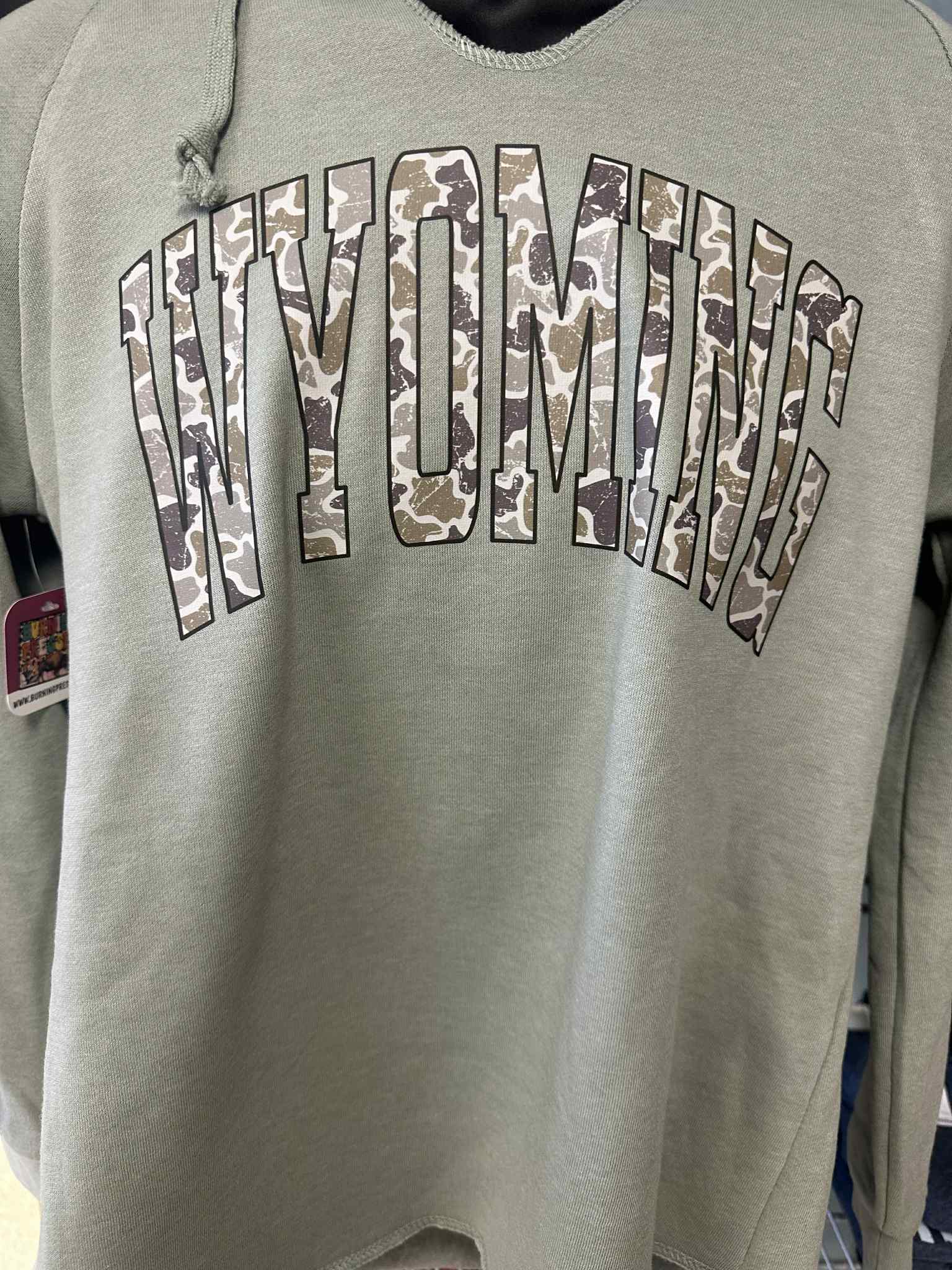 Women's Wyoming Camo Hoodie