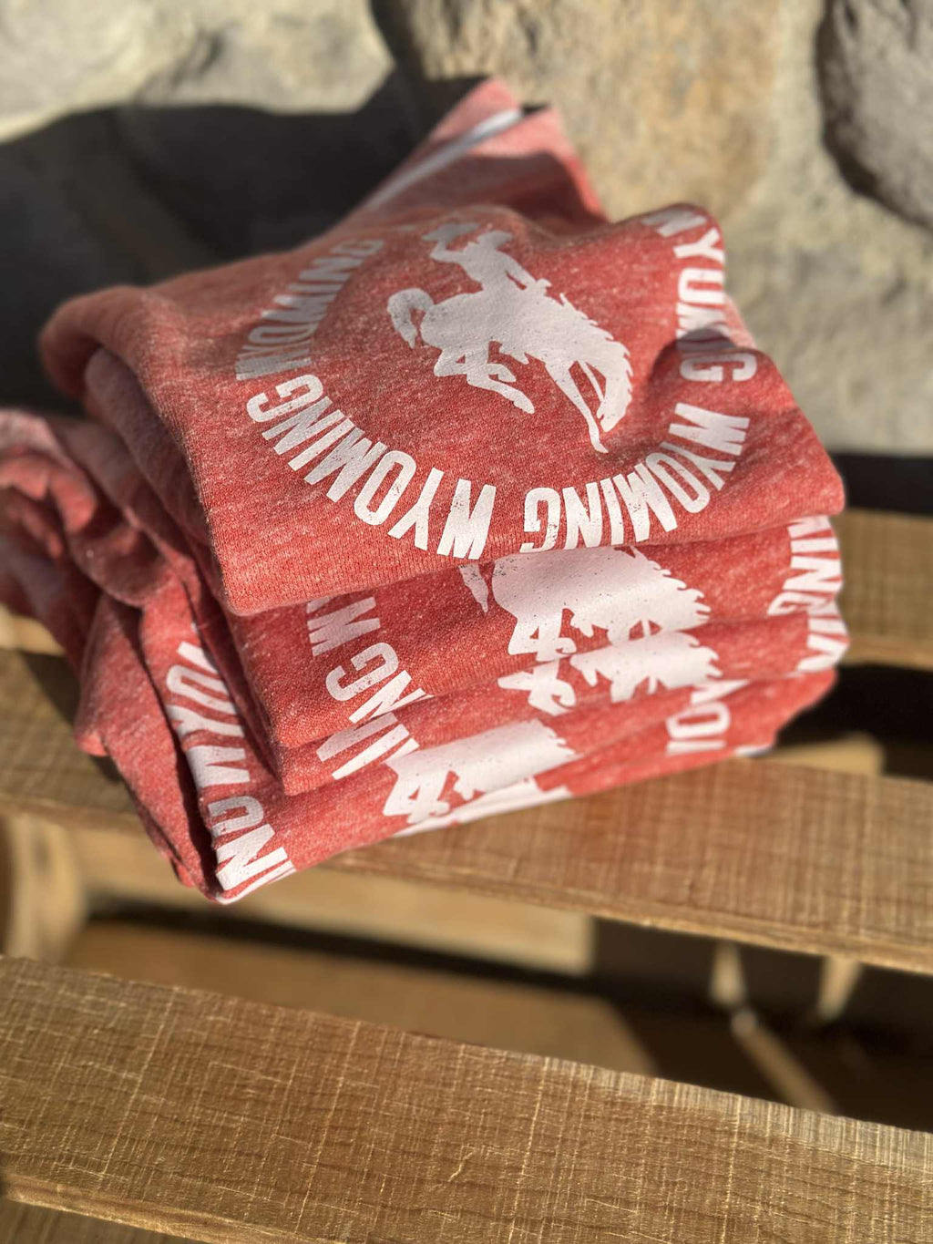 Youth Wyoming Red Crewneck