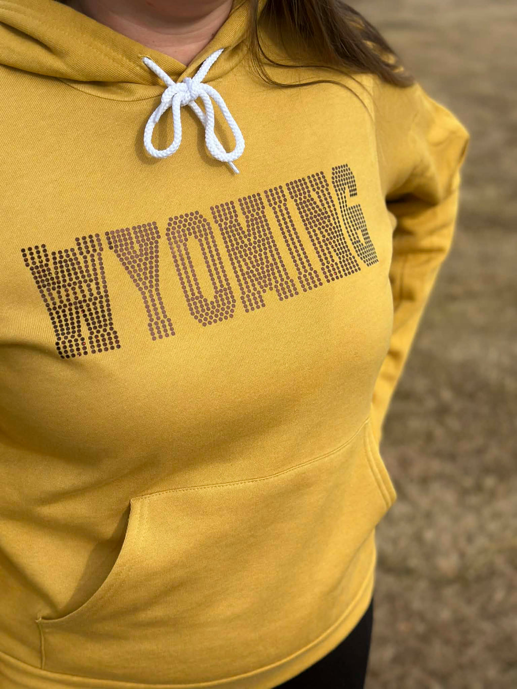 Wyoming Spangle Bella-Canvas hoodie