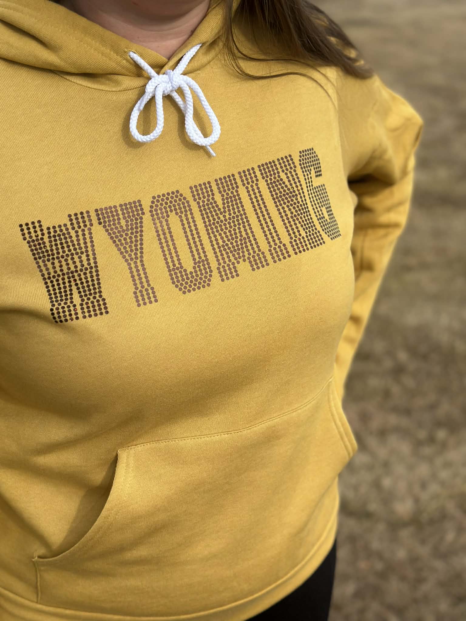 Wyoming Spangle Bella-Canvas hoodie