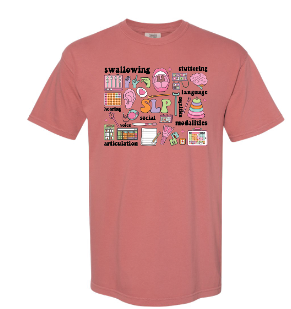 3164 Swallowing and Stuttering Speech Therapy DTF/Sublimation Transfers