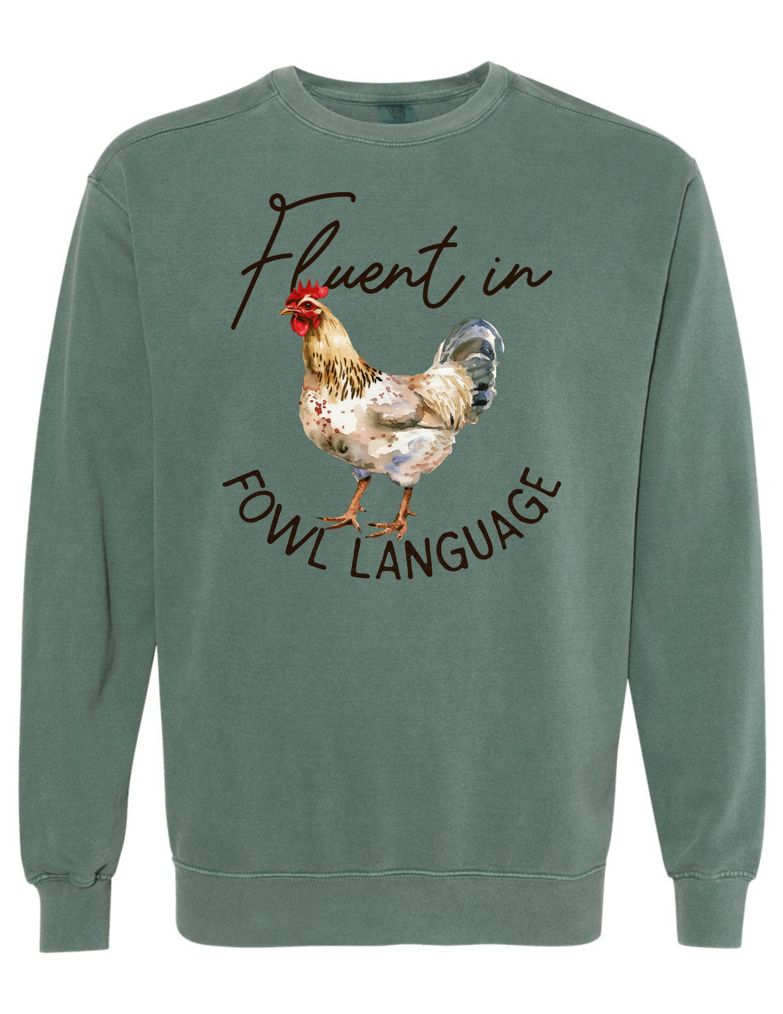 3205 Fluent in Fowl Language DTF/Sublimation Transfers