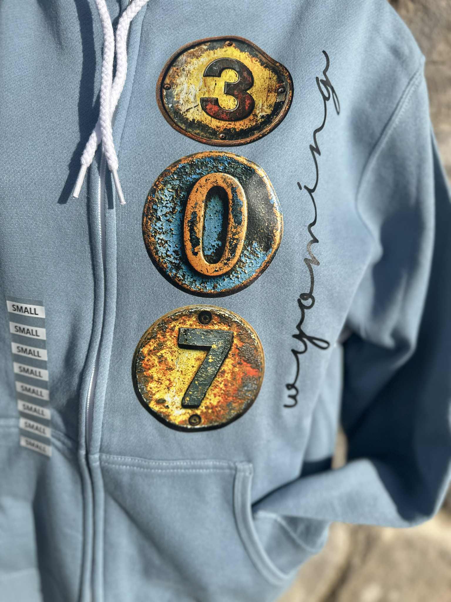307 Wyoming Crewneck or Zip Up Hoodie