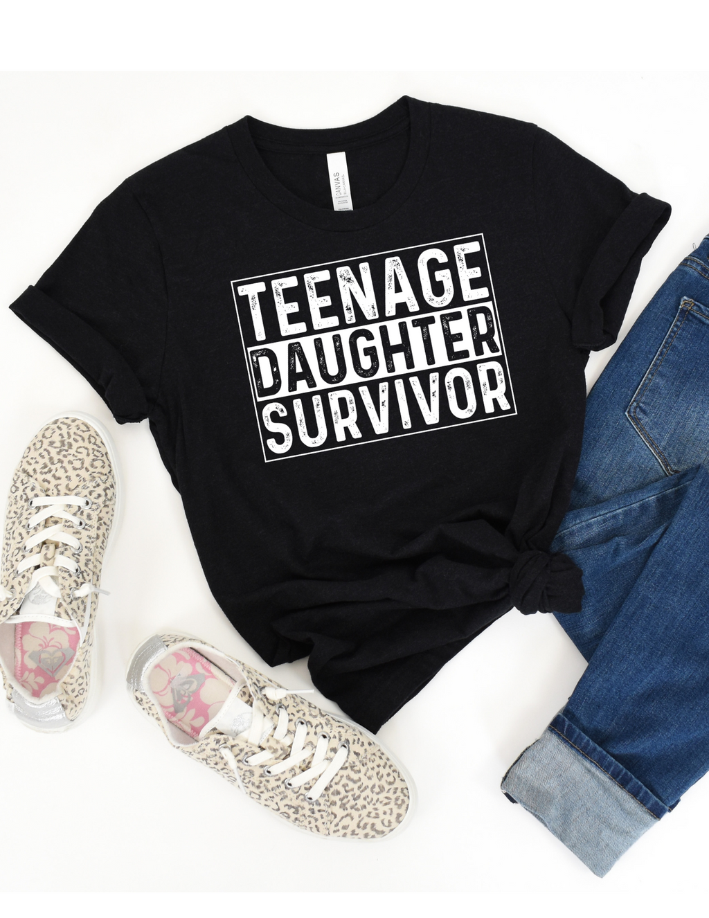 3473 Teenage Daughter Survivor in white or black DTF/Sublimation Transfer