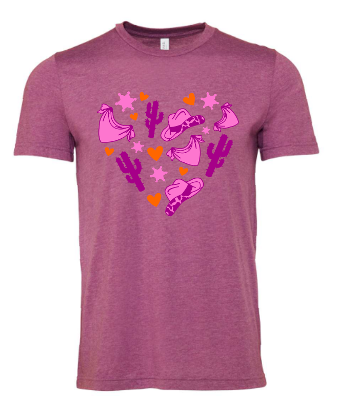 3491 Pink western lover DTF/Sublimation Transfer