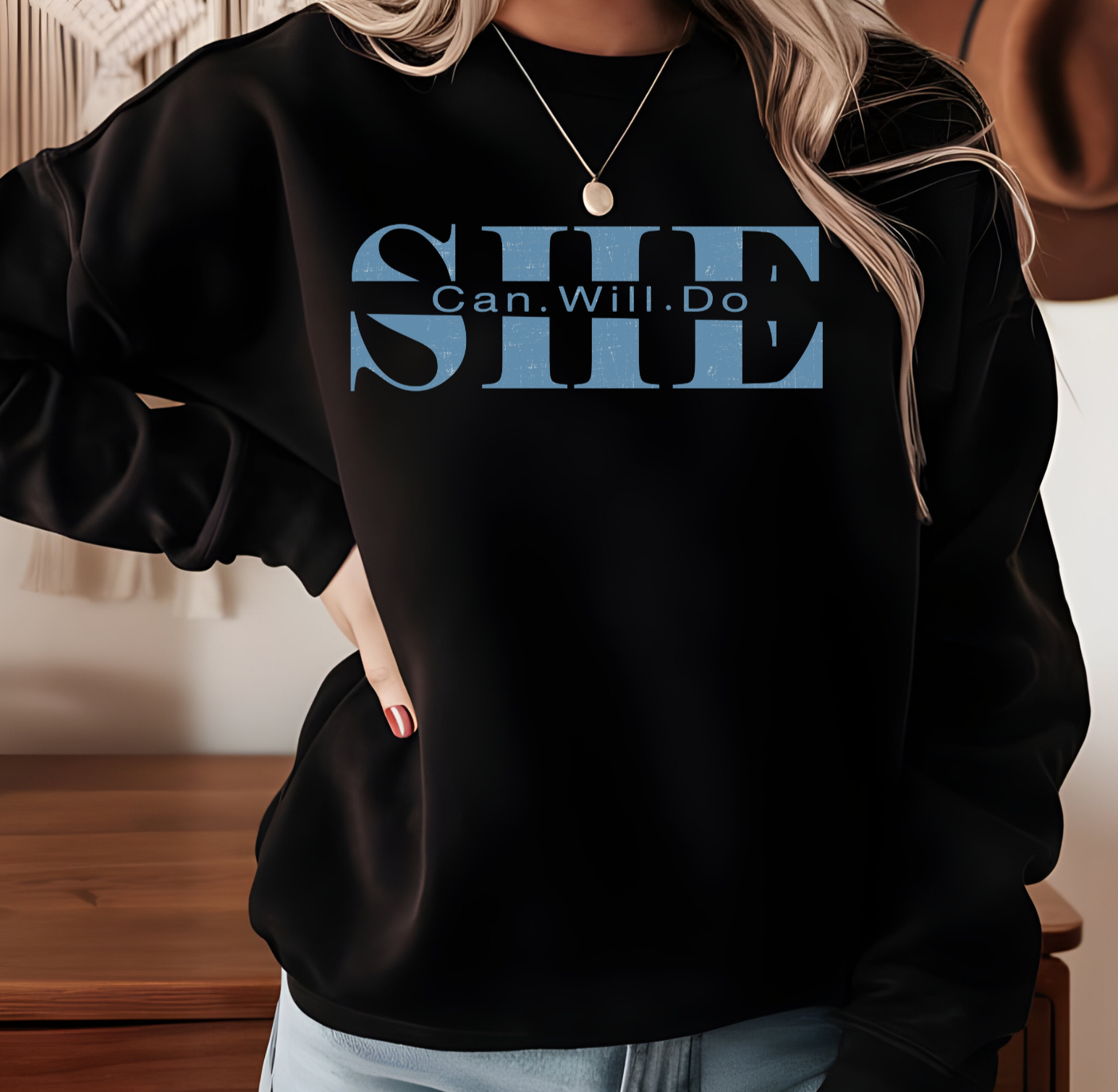 3540 She Can. Will. Do DTF/Sublimation Transfer