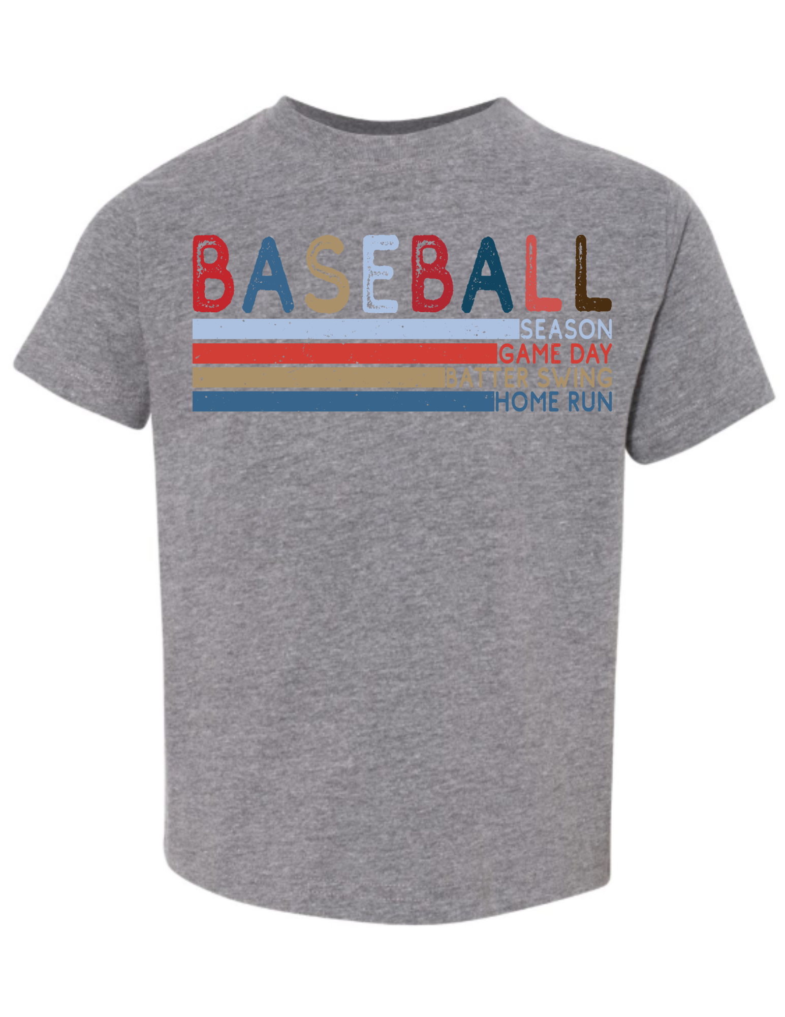3556 Distressed Baseball Season DTF/Sublimation Transfer