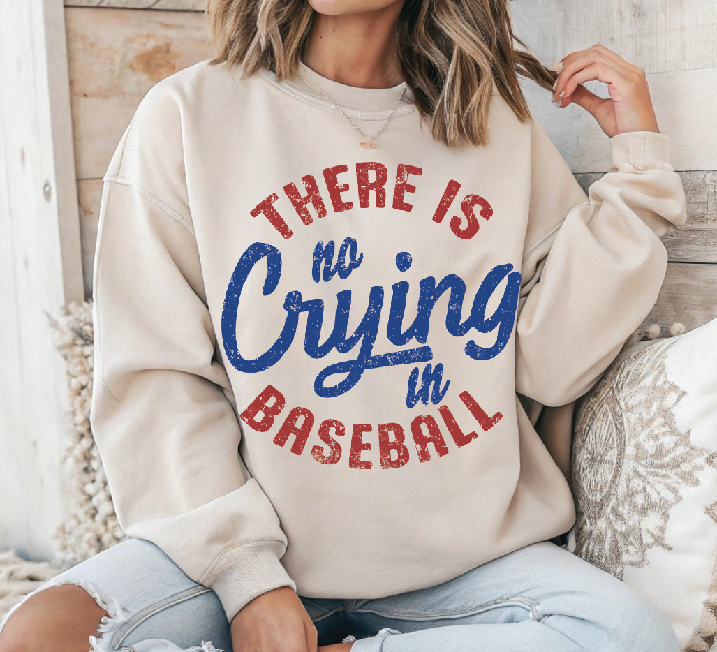 3585 No crying in Baseball DTF/Sublimation Transfer