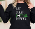 3632 Eat Sleep Soccer Repeat DTF/Sublimation Transfer