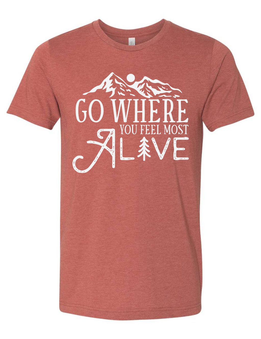 3666 Go where you feel most alive DTF Transfer