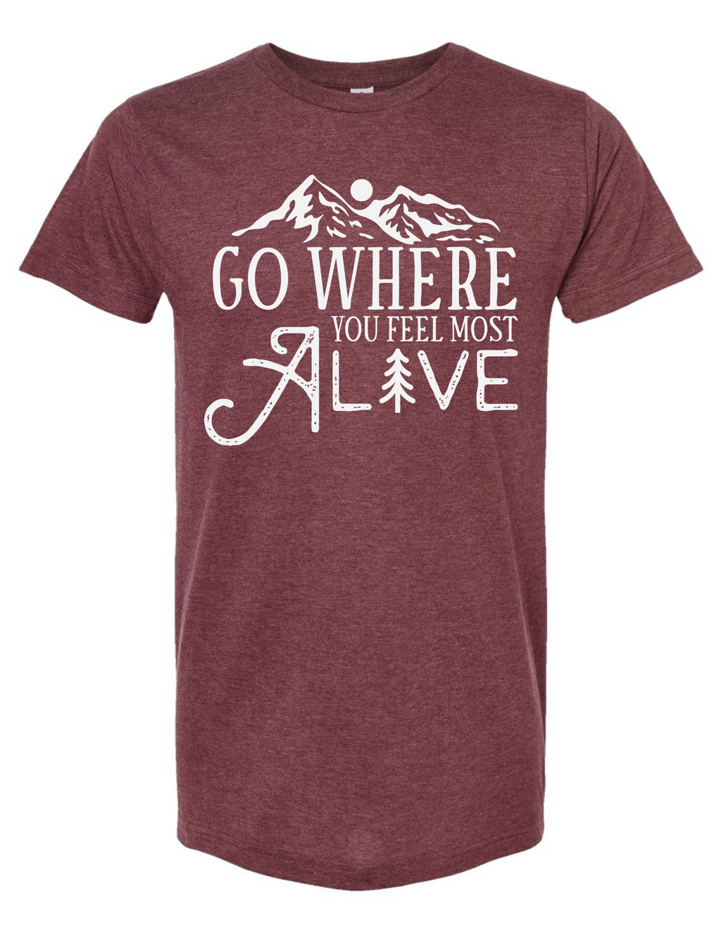 3666 Go where you feel most alive DTF Transfer