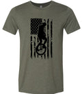3668 American Flag Unicycle DTF/Sublimation Transfer