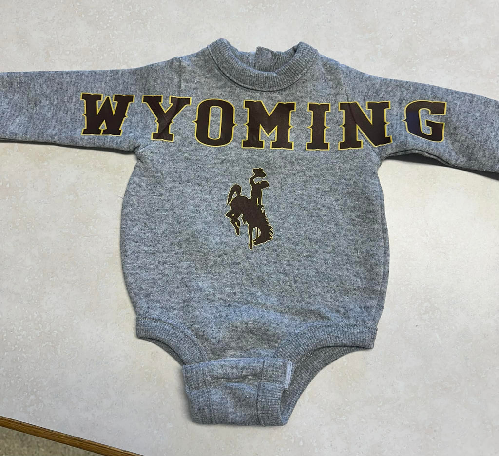 Varsity Wyoming Infant Crewneck