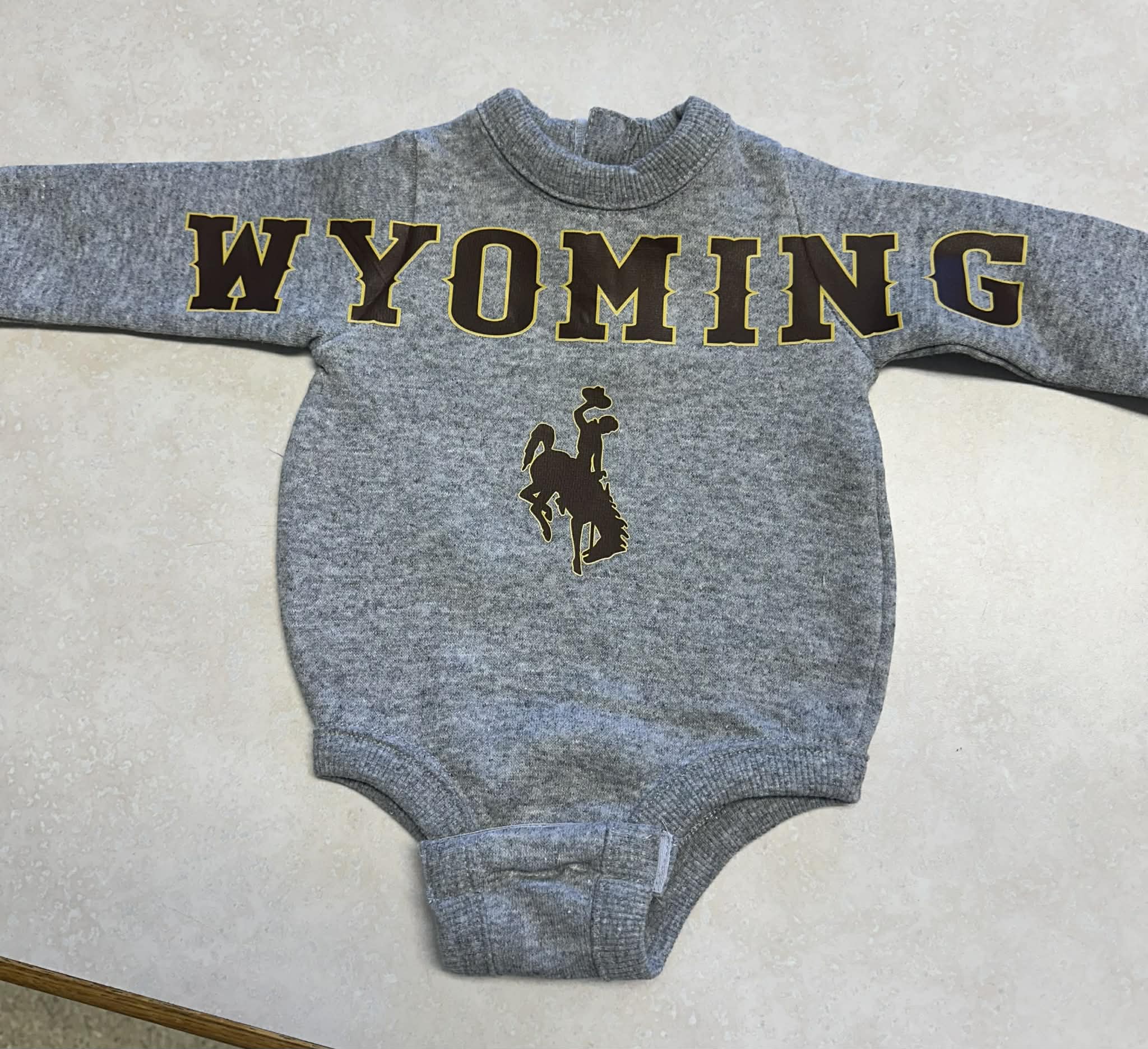 Varsity Wyoming Infant Crewneck