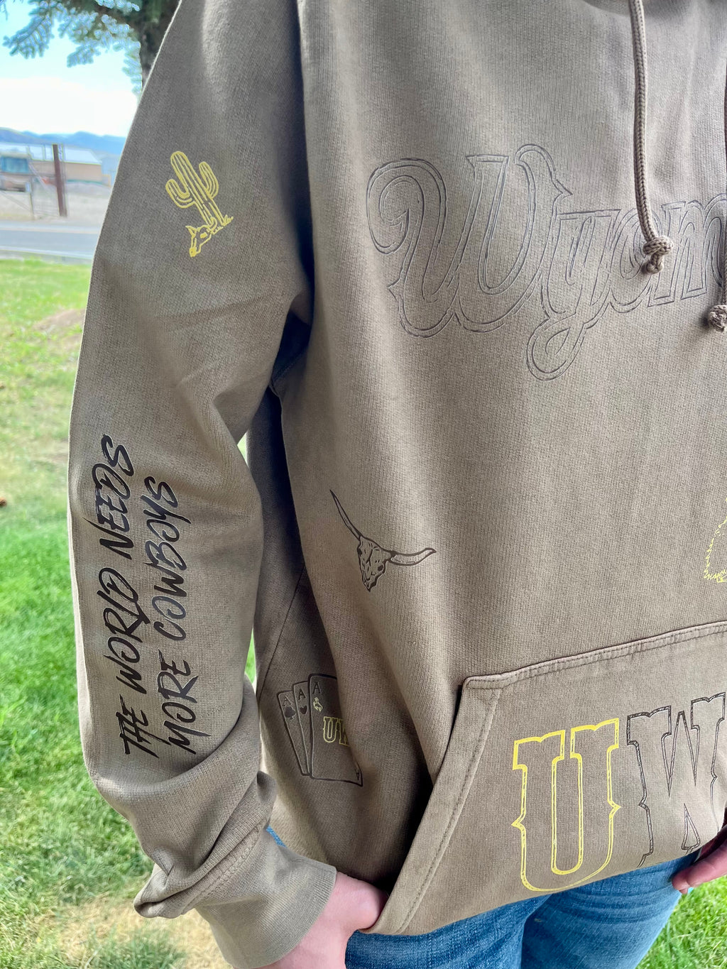 UW collage vintage hoodie