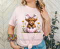 1221 Highland Bunny DTF/Sublimation Transfer