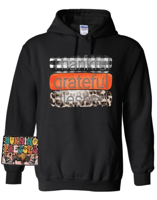 3001 Thankful Grateful Blessed Sublimation/DTF Transfer