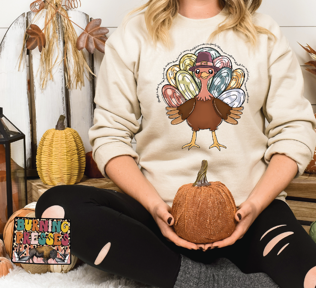 3010 Thanksgiving Turkey Sublimation/DTF Transfer