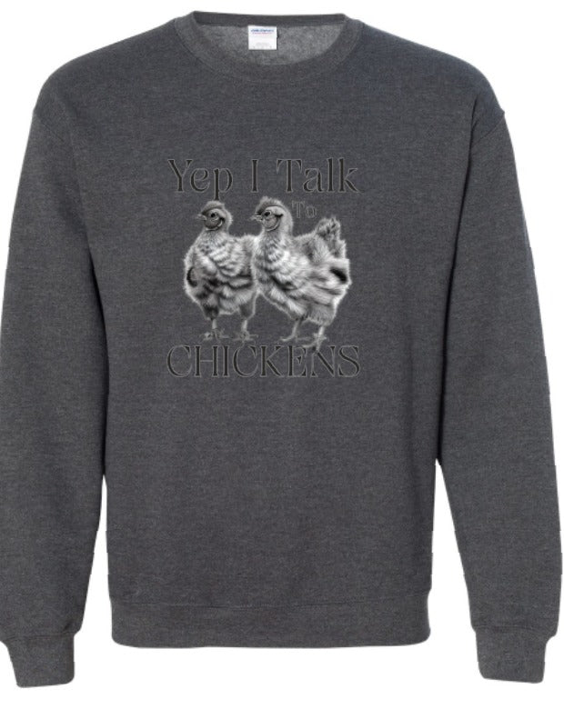 3645 Yep I talk to chickens DTF/Sublimation Transfer