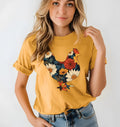 3641 Flower Chicken DTF/Sublimation Transfer