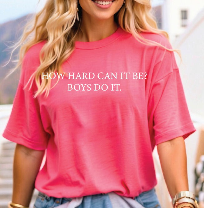 How hard can it be?  Boys do it. DTF/Sublimation Transfers