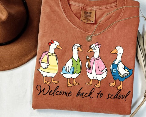 Welcome Back to School DTF Transfer