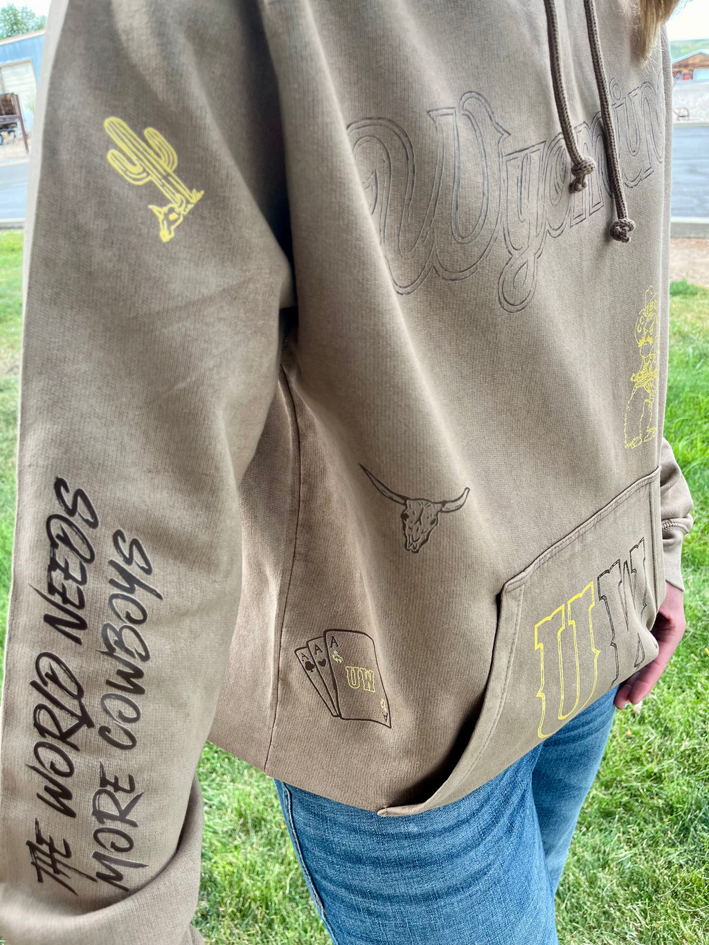 UW collage vintage hoodie