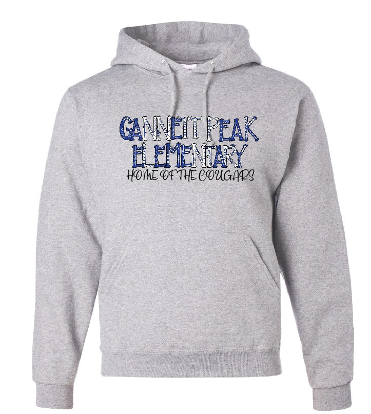 Gannett Peak Elementary Home of the Cougars Hoodie