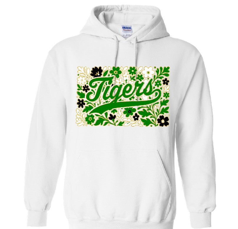 LVHS Tigers with green flowers