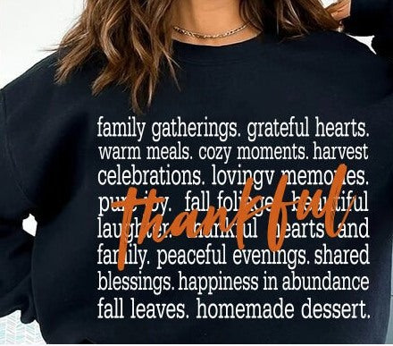 Thankful DTF Transfer