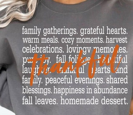 Thankful DTF Transfer