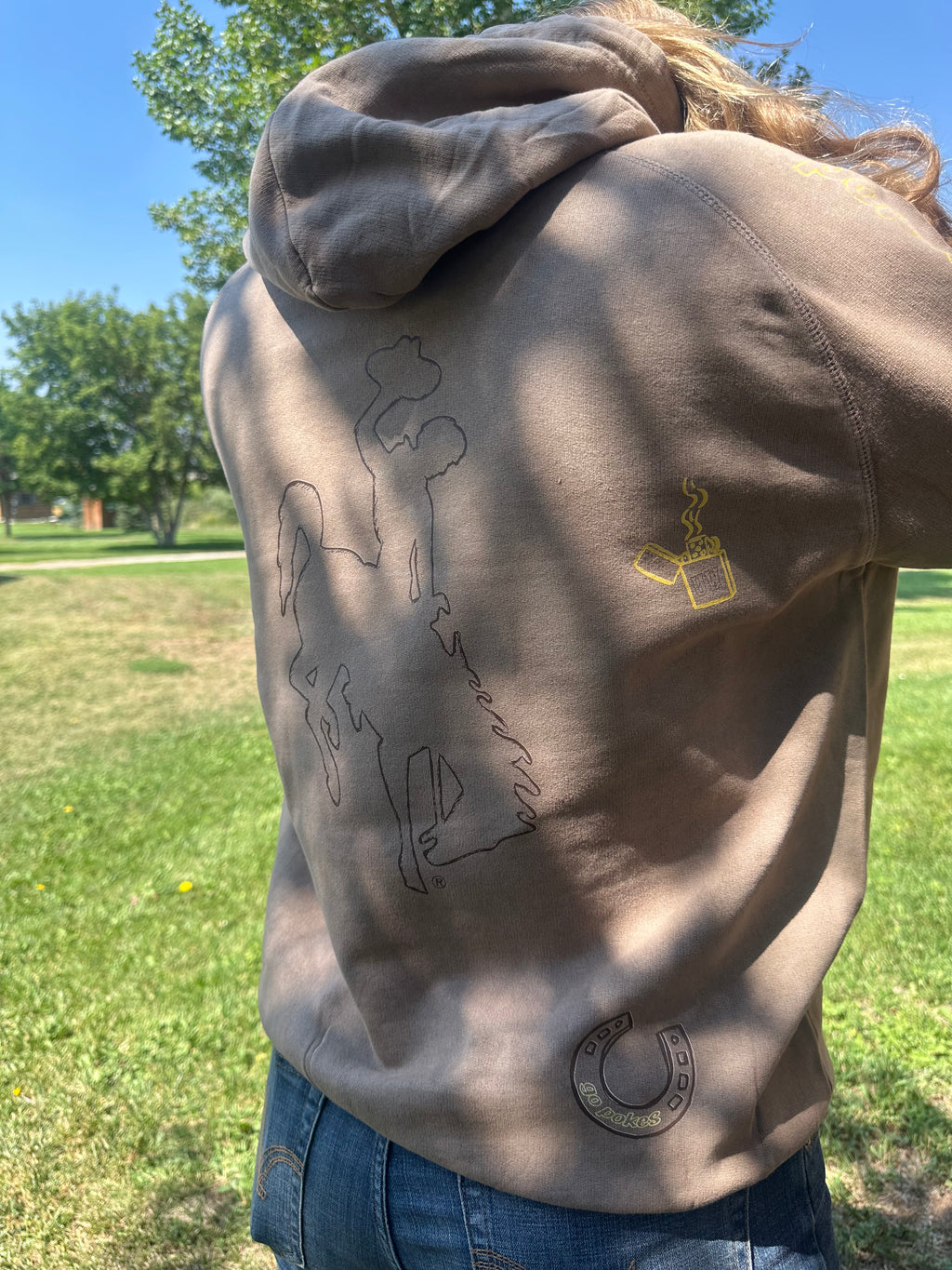 UW collage vintage hoodie