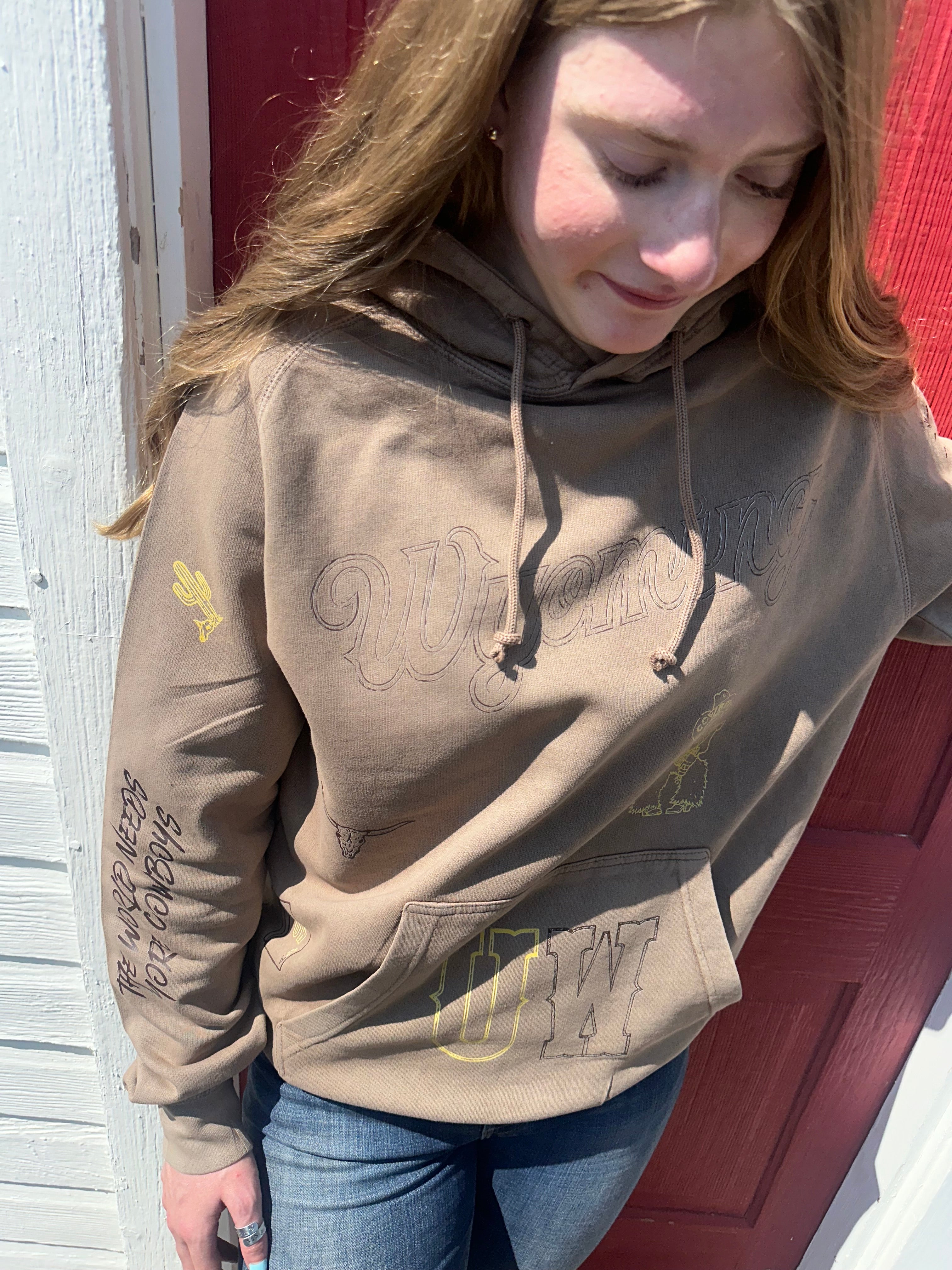 UW collage vintage hoodie