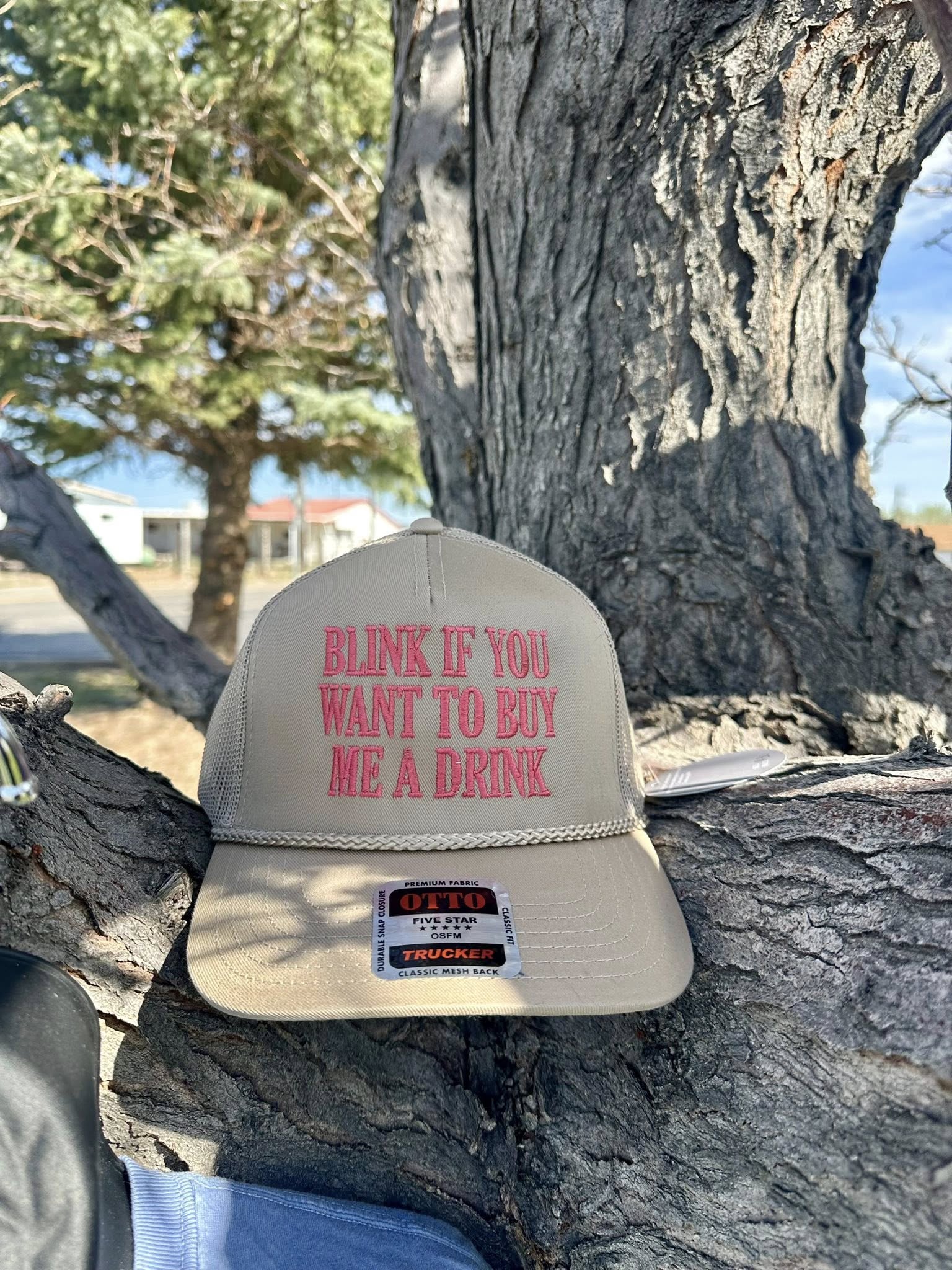 Embroidered Blink if you want to buy me a drink OTTO Hat