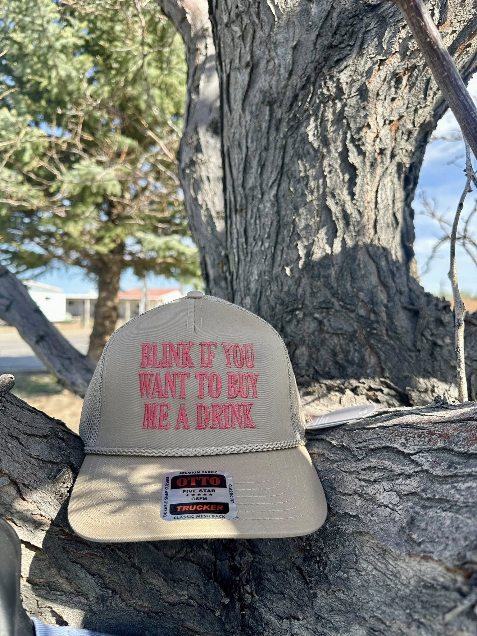 Embroidered Blink if you want to buy me a drink OTTO Hat