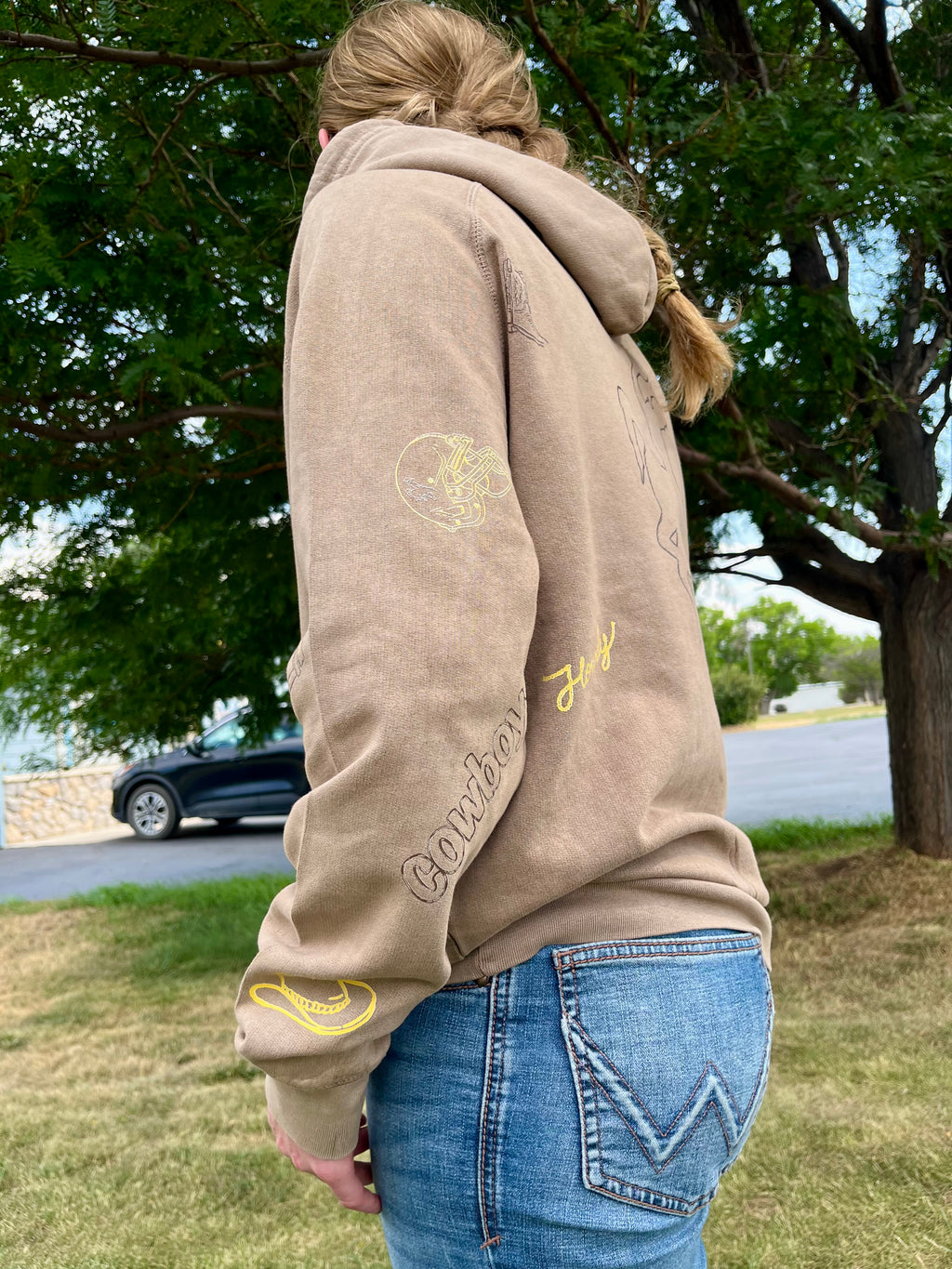 UW collage vintage hoodie