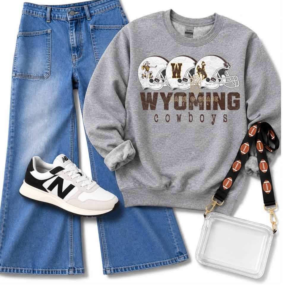 Wyoming Cowboys Football Crewneck