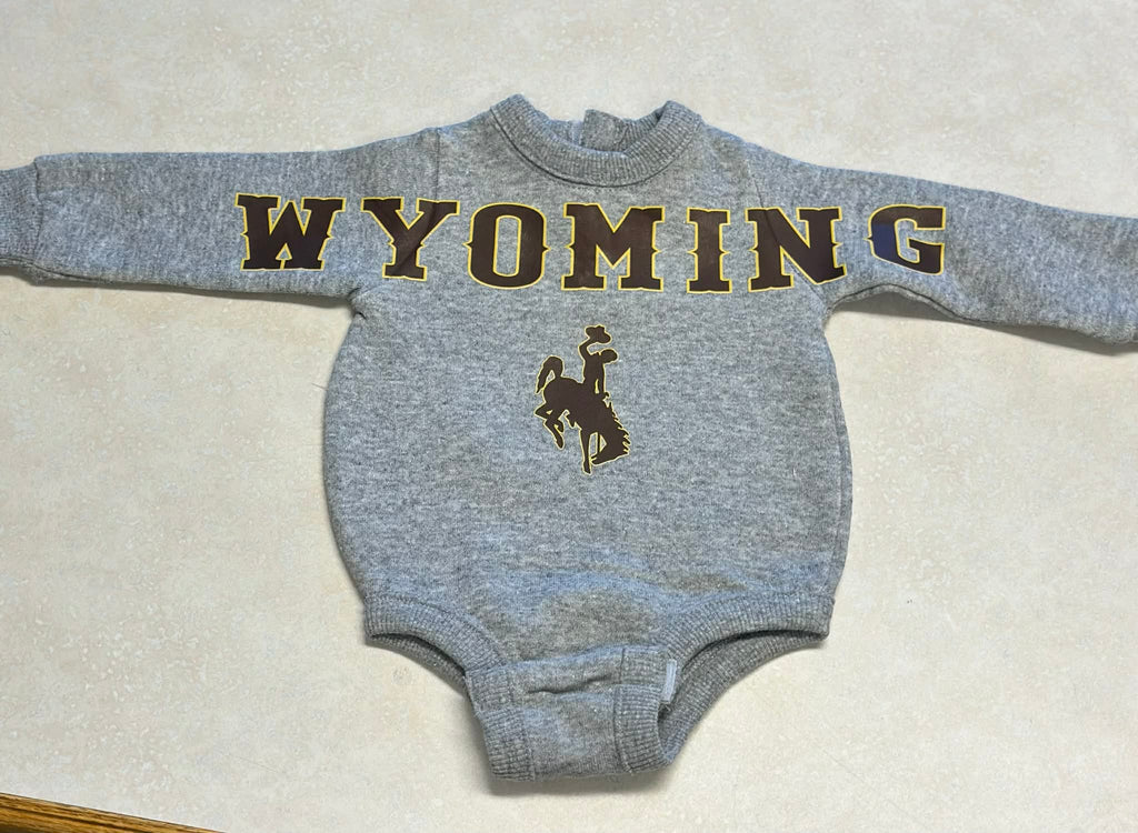 Varsity Wyoming Infant Crewneck