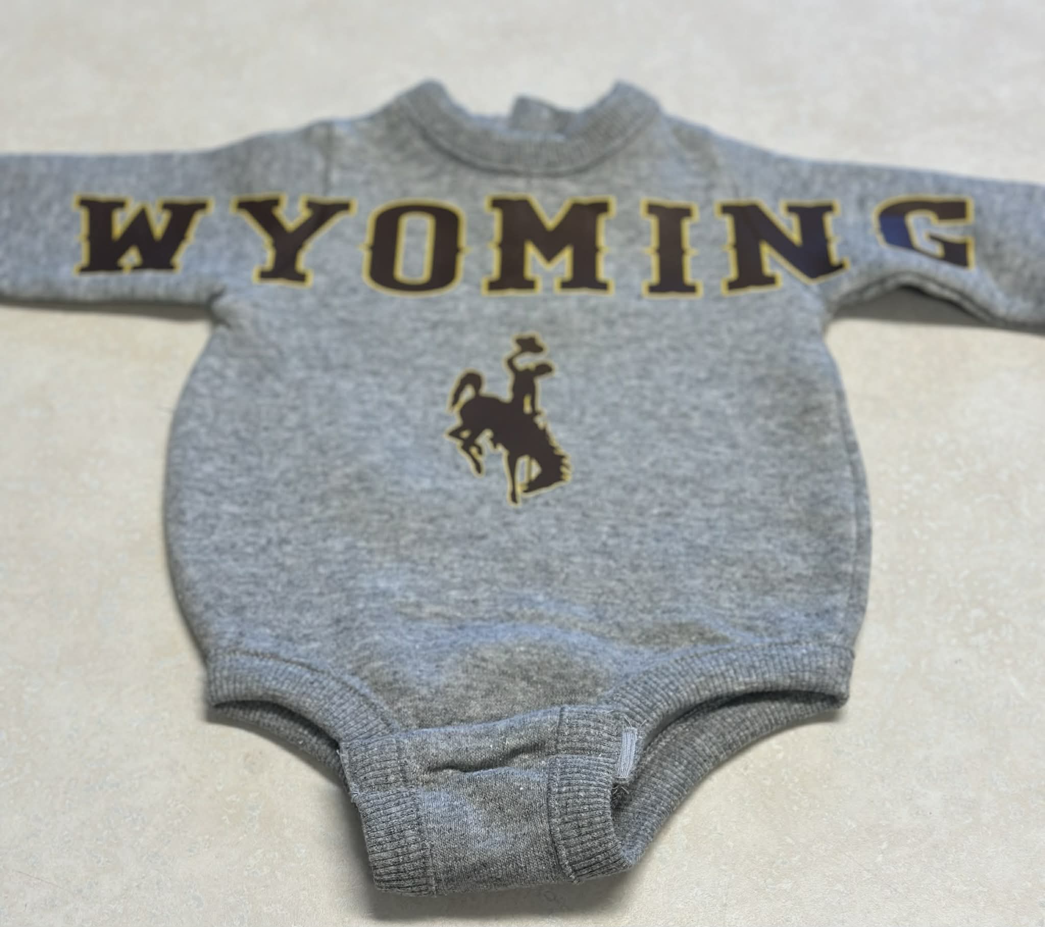 Varsity Wyoming Infant Crewneck