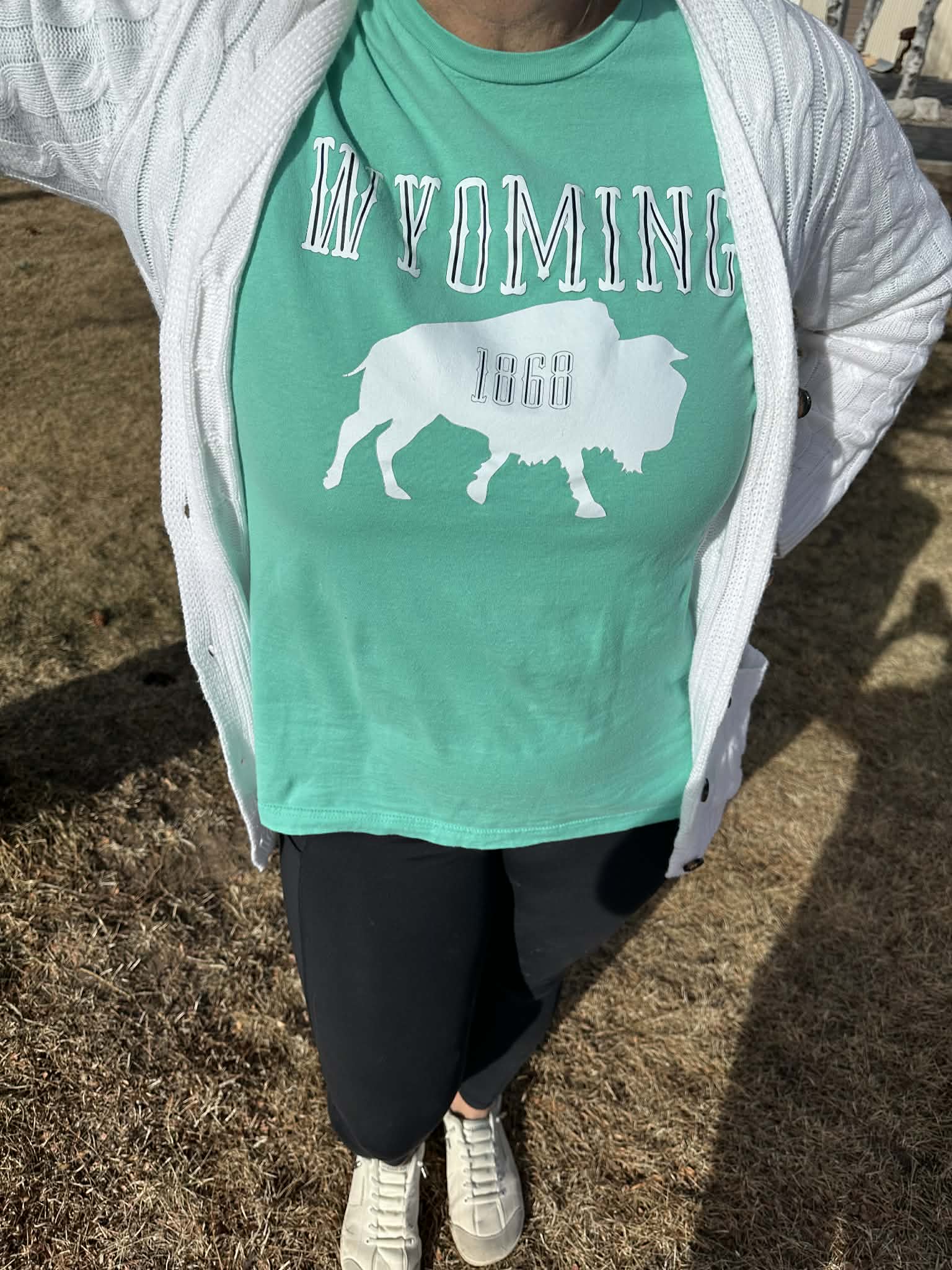 Wyoming 1868 T-shirt in Mint