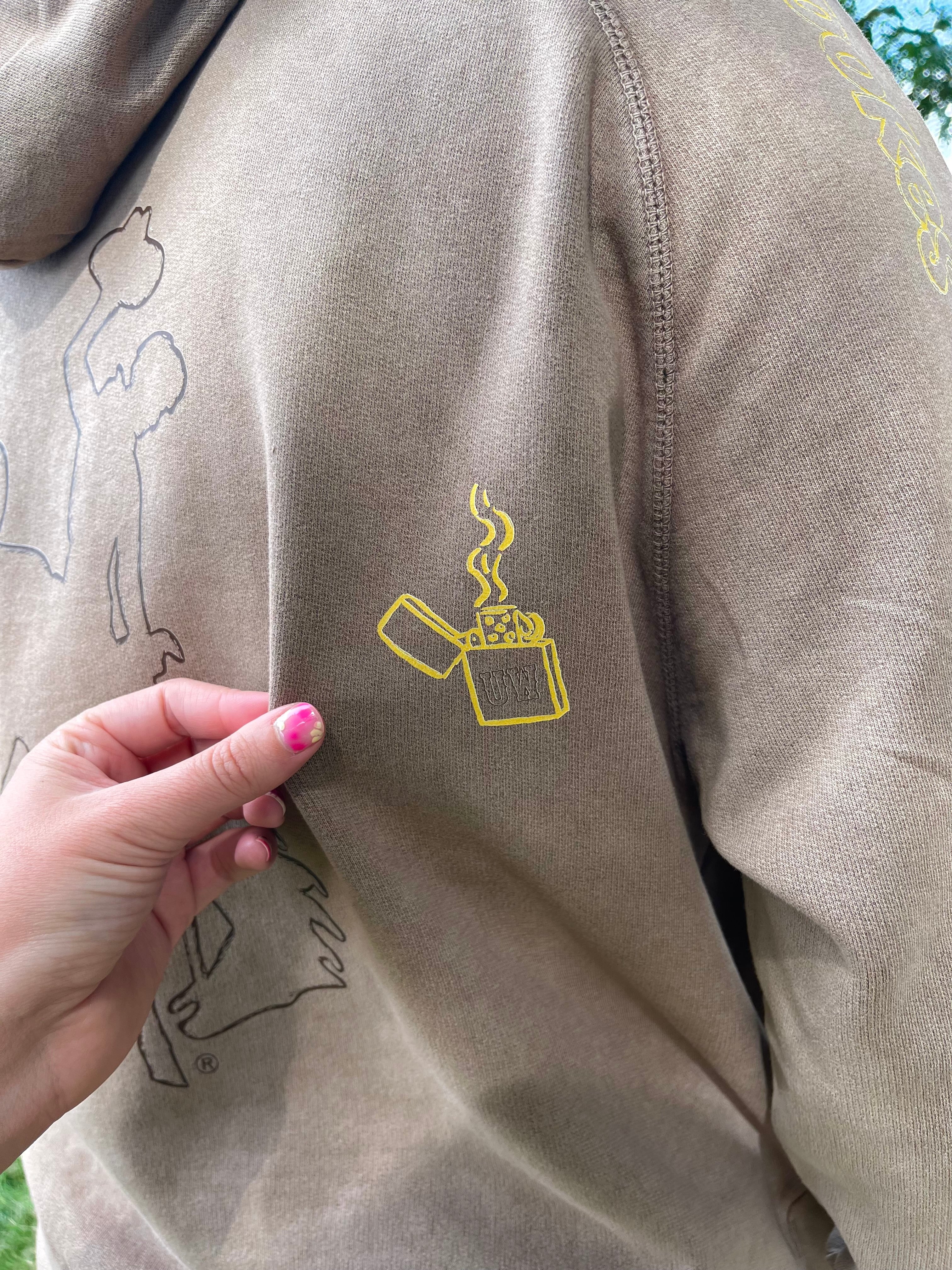 UW collage vintage hoodie