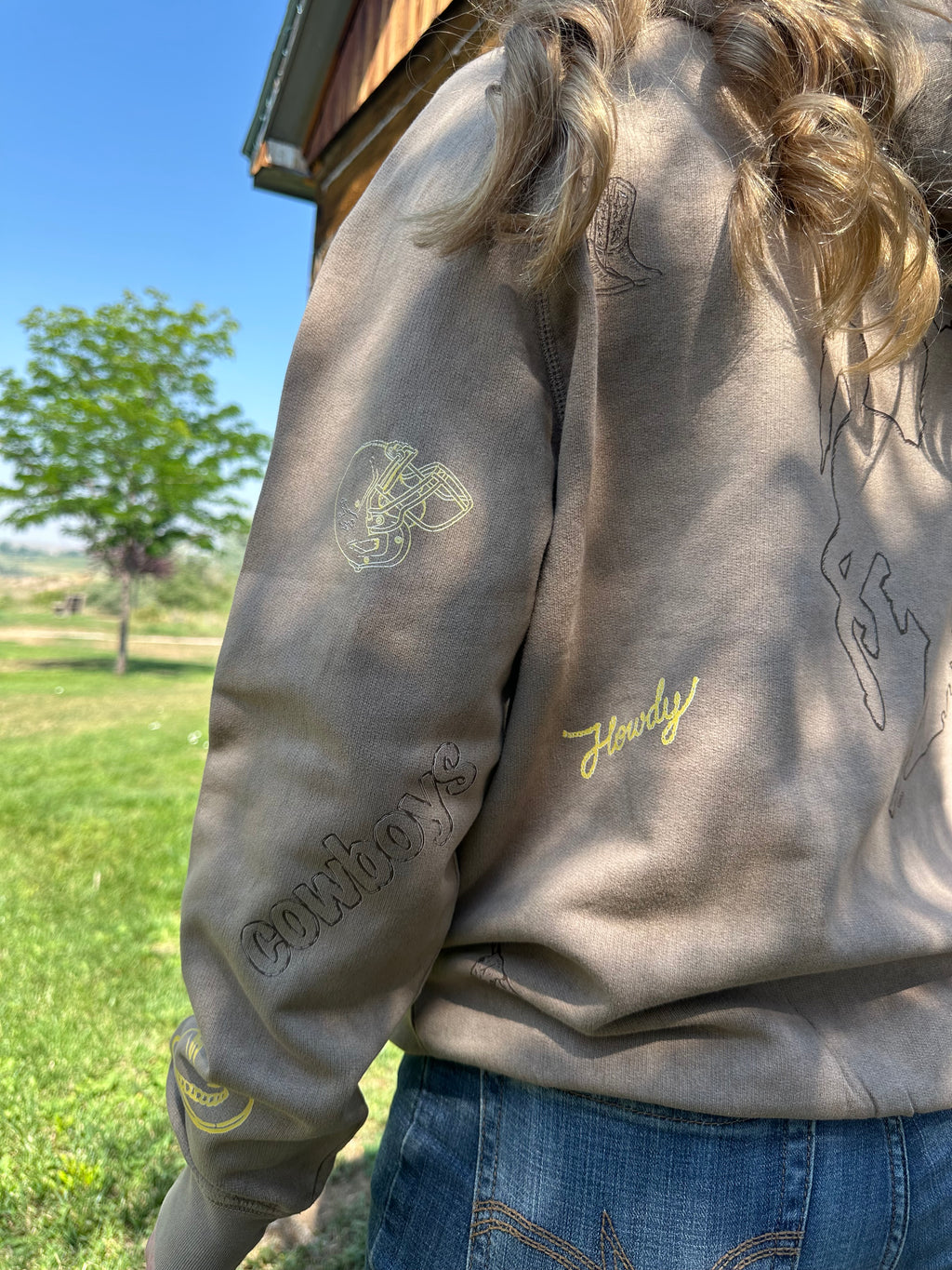 UW collage vintage hoodie