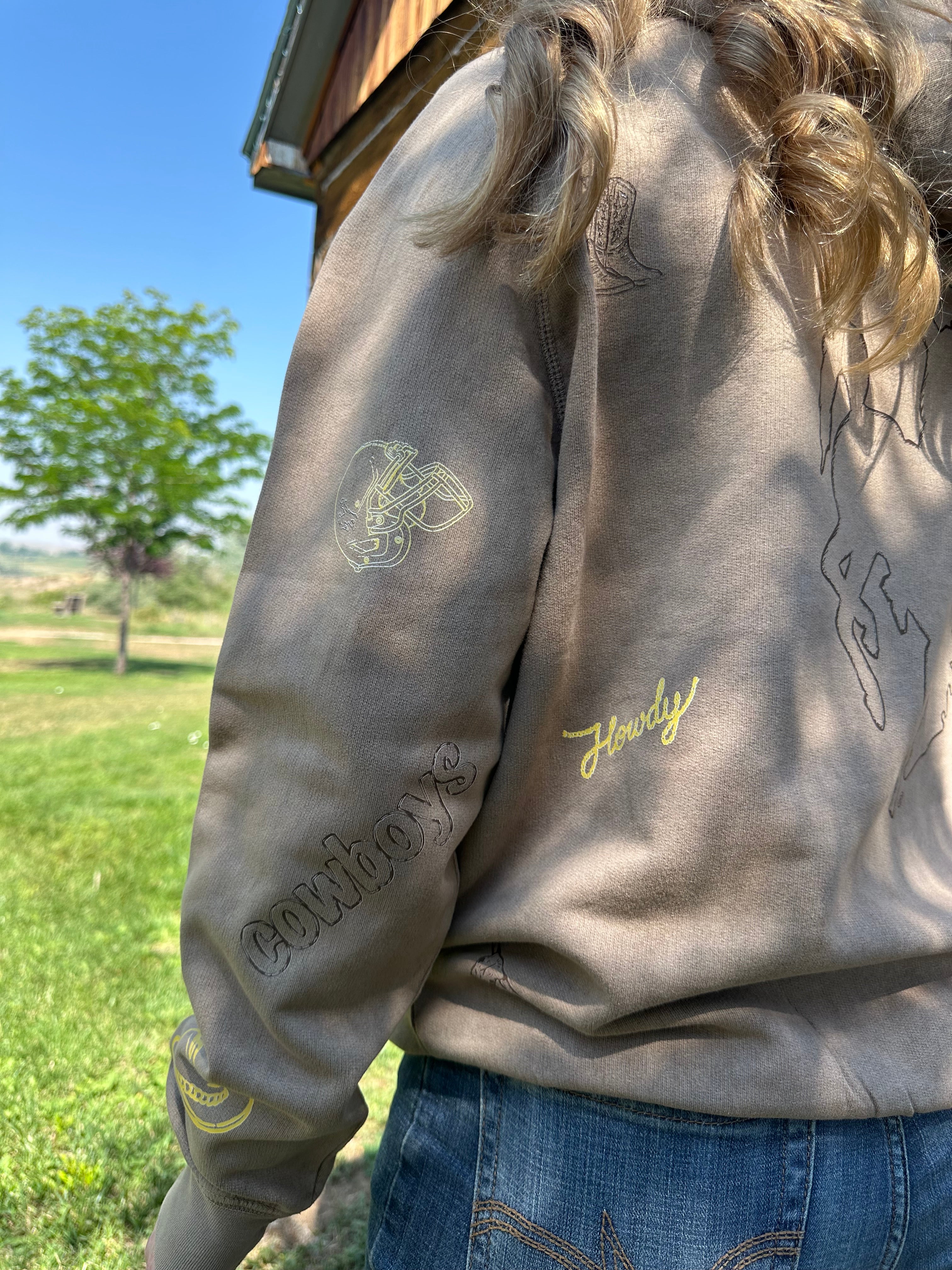UW collage vintage hoodie